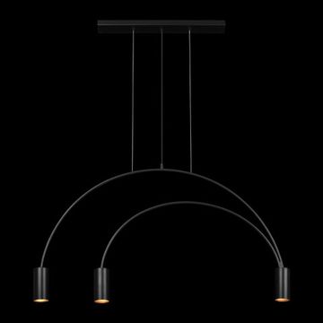 Подвесной светильник 3*GU10 5044-3 чёрный Volta LOFT IT