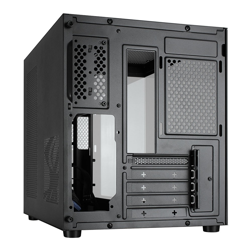 Корпус для компьютера Ginzzu V100 закаленное стекло 1*USB 3.0,1*USB 2.0, AU mATX