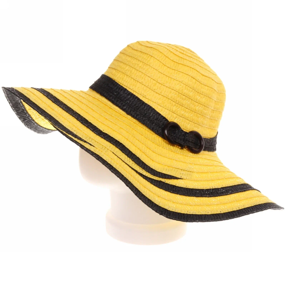 Шляпа женская с широкими полями «TiraMiSu- Мирель», микс 6 цветов, р58, ширина полей 15 см