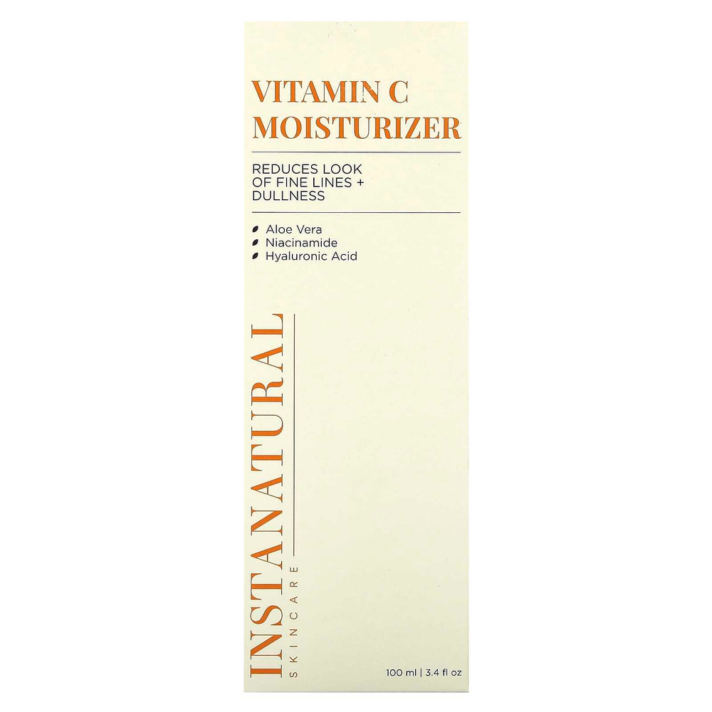InstaNatural, увлажняющий крем с витамином C, 100 мл (3,4 жидк. унции)