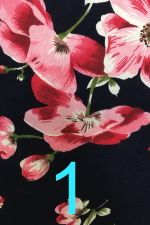 Платье с рукавом КБ-ак-21-08 Ассорти