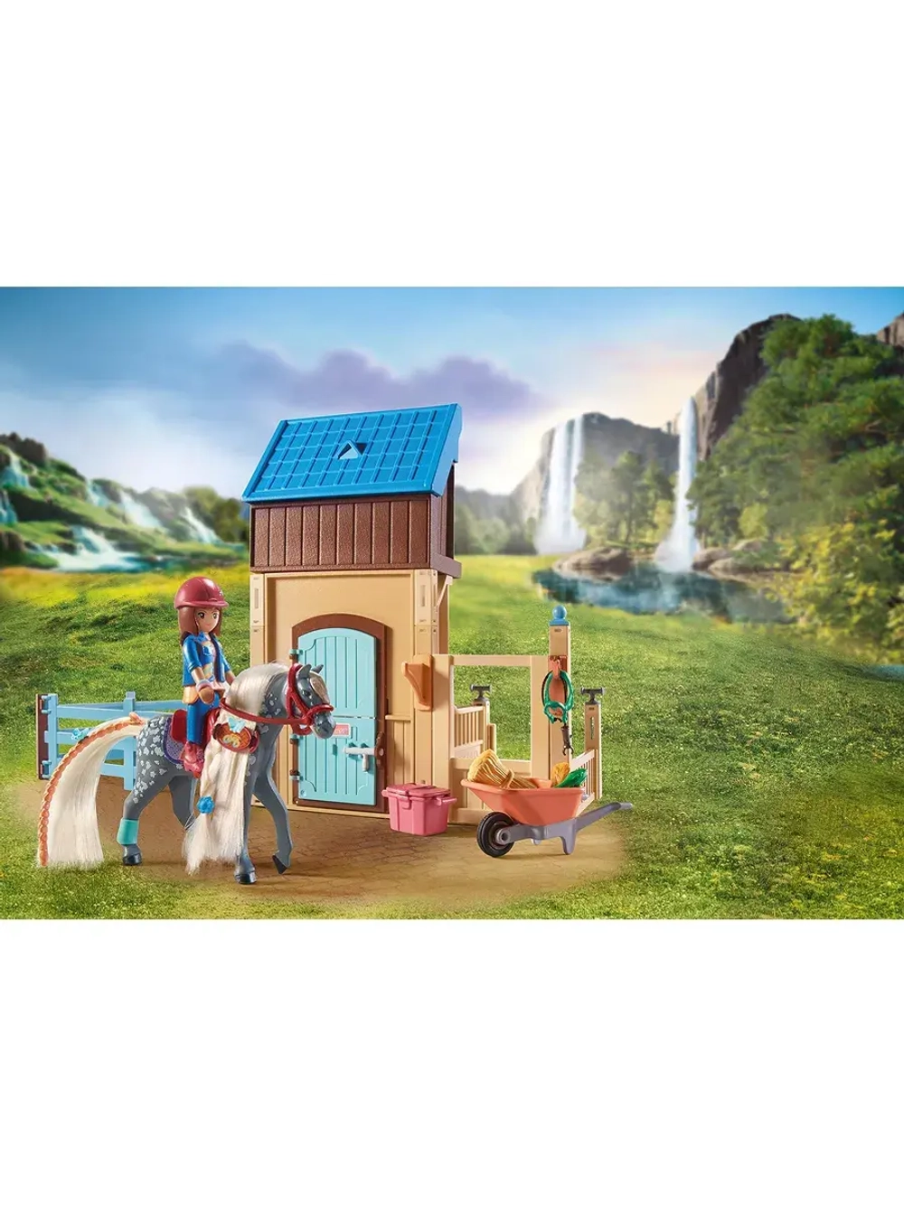 Набор Лошадь с конюшней Playmobil 71353