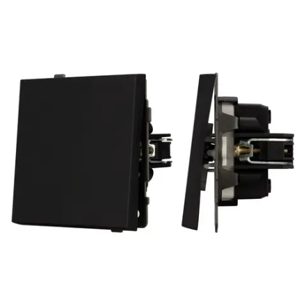 Механизм звонкового выключателя SWT-TENDO-MKR1-SFPL-BK (230V, 10A) (Arlight, Матовый черный) 054587