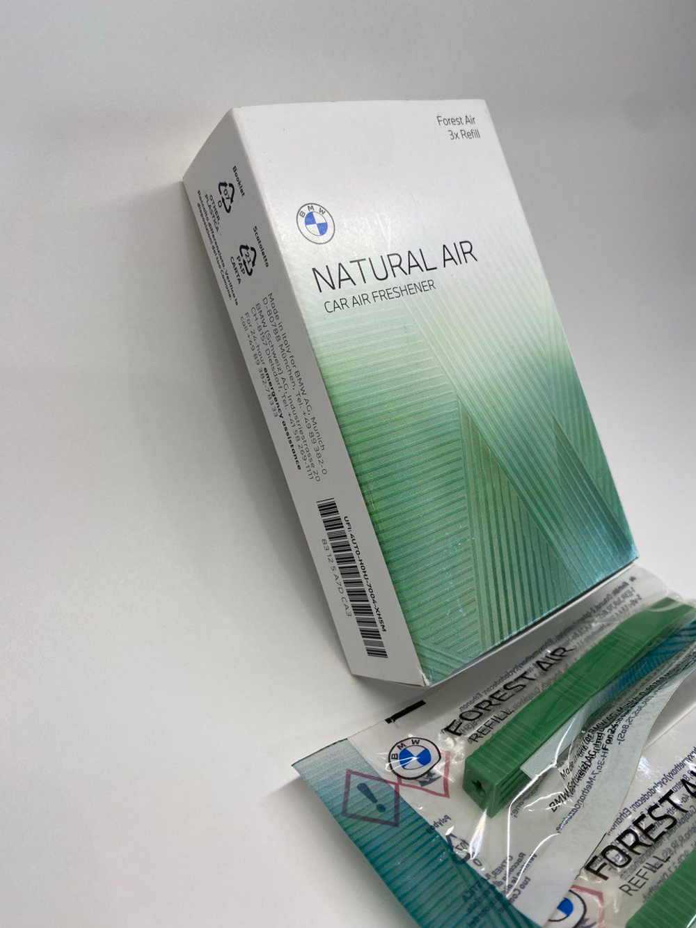 Ароматизатор сменный картридж BMW Natural Air (Forest Air), комплект 3 шт