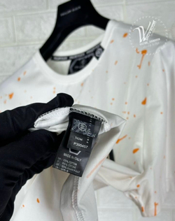 Футболка Philipp Plein Orange Skull премиум