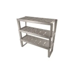 Этажерка для обуви Wenge 3 полки, 720х700мм (серый)