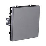 Выключатель 1-клавишный 10А/250В, серый Kollinger Eclipse EC-001GY