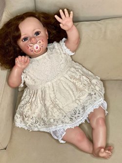 Кукла Реборн мягконабивная 60см в пакете (FA-594)