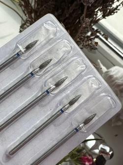 Фрезы КМИЗ пламя синие 023/080 (4шт)