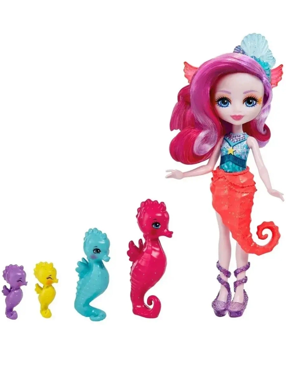 Набор Энчантималс Семья морских коньков Седда HCF73