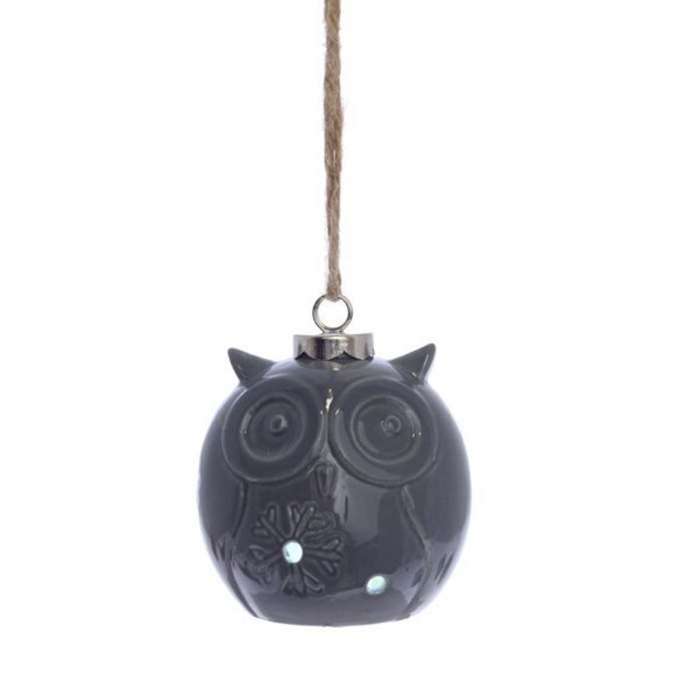 GAEM Украшение новогоднее "Сова" с подсветкой, L7 W7 H8,5 см, 5в.
