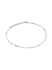 Чокер на шею из аквамарина 3 мм