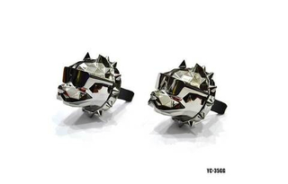 Ароматизатор-игрушка -на обдув- Собачки ПИТБУЛЬ - YC-35GG Grey