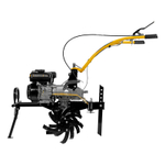 Мотоблок DPT-370X, 7 л.с, дисковое сцепление, ширина 90 см, глубина 35 см, фрез 3 х 4, ВОМ, передачи 3В/1Н Denzel