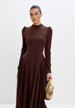 Платье макси с завязками