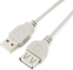 Gembird Удлинитель кабеля USB 2.0 Type-A/USB 2.0 Type-A, 1.8 м, серый
