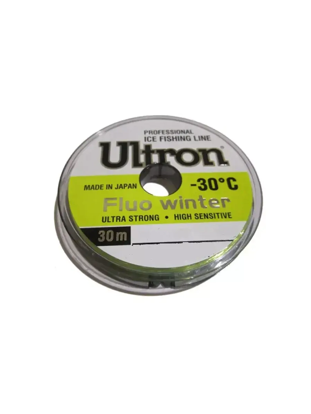 Монофильная леска для рыбалки ULTRON Fluo Winter
