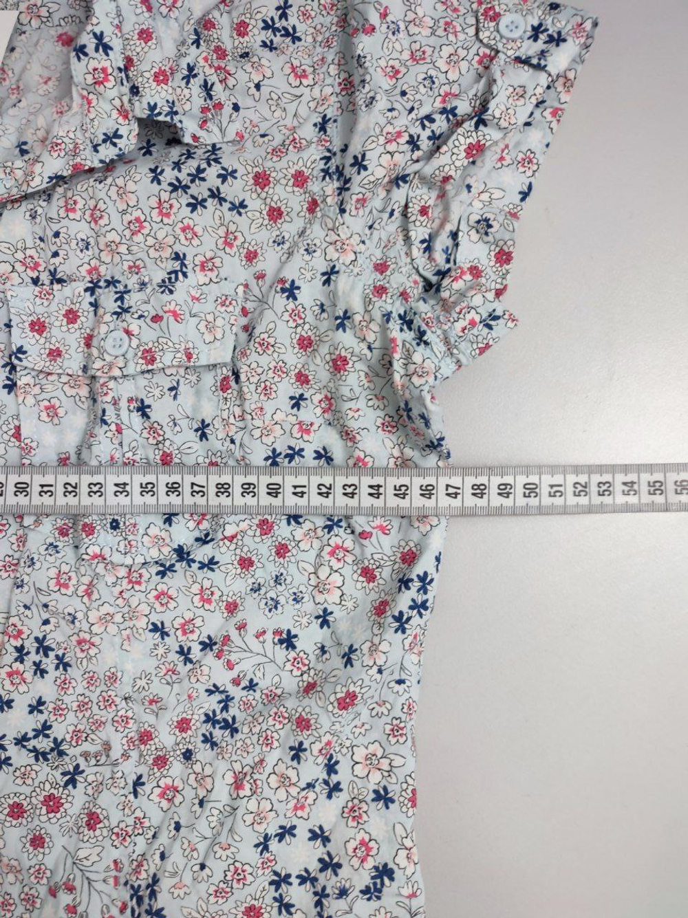 Рубашка Oodji с коротким рукавом 44 размер