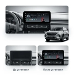 Магнитола для Haval M6 - Teyes LUX ONE ROUND монитор 12.3" 2K QLED на Android 10, CarPlay, 4G SIM-слот
