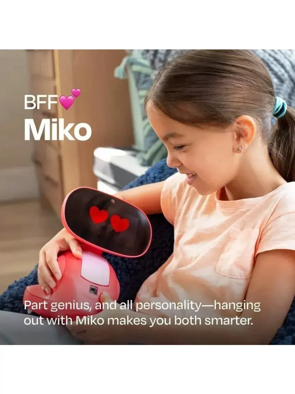 Программируемый интерактивный робот Miko 3 для обучения детей с искусственным интеллектом (английский язык)