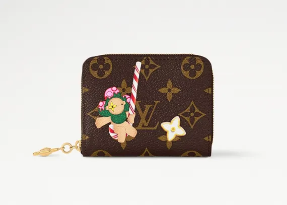 Кошелек для монет Louis Vuitton zippy, красный