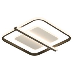 Светильник потолочный светодиодный ЭРА Модерн Franco CLL-1-107W 3K-6K RC BK с ДУ черный | Светильники SPB-6 с ДУ