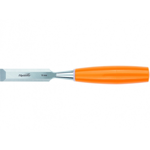 Стамеска, 18 мм, плоская, пластиковая рукоятка Sparta