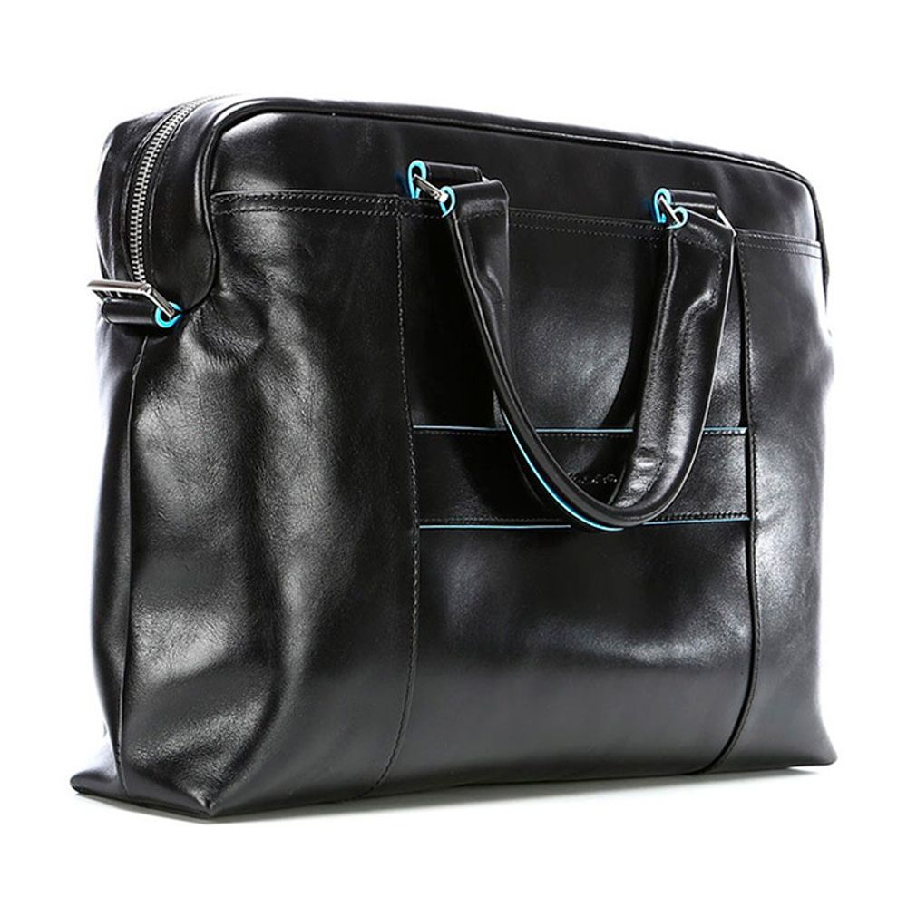 Сумка Piquadro Blue Square черная телячья кожа (CA3335B2/N) 2