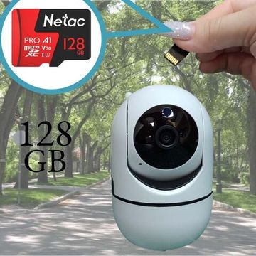 Карта памяти micro SD 128Gb для WiFi видеокамеры, 4G камеры и видеорегистратора