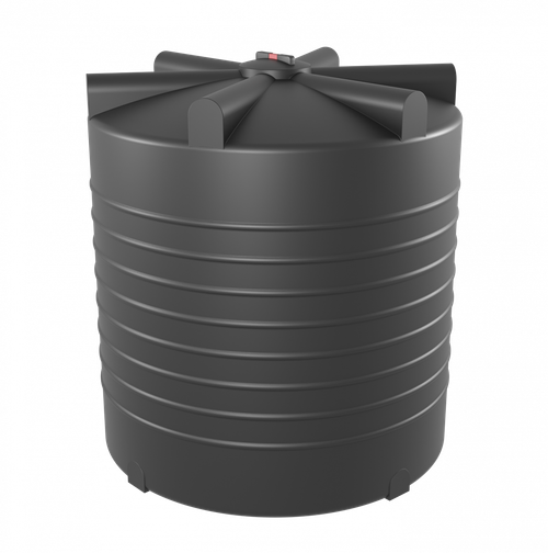 Емкость для технической воды Мультпласт KР-5000 5000 л. вертикальная (1950x1950x2100см;115кг;черный) - арт.552060