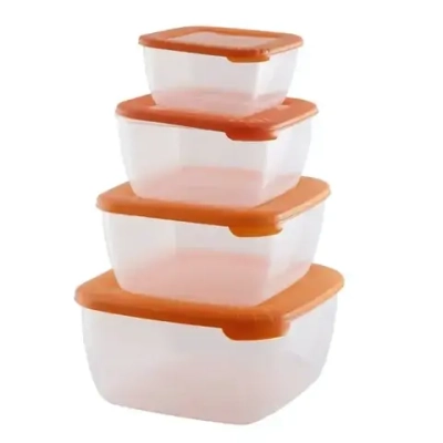 Комплект контейнеров СВЧ 0,46+0,95+1,5+2,5л, квадро ЛАЙТ