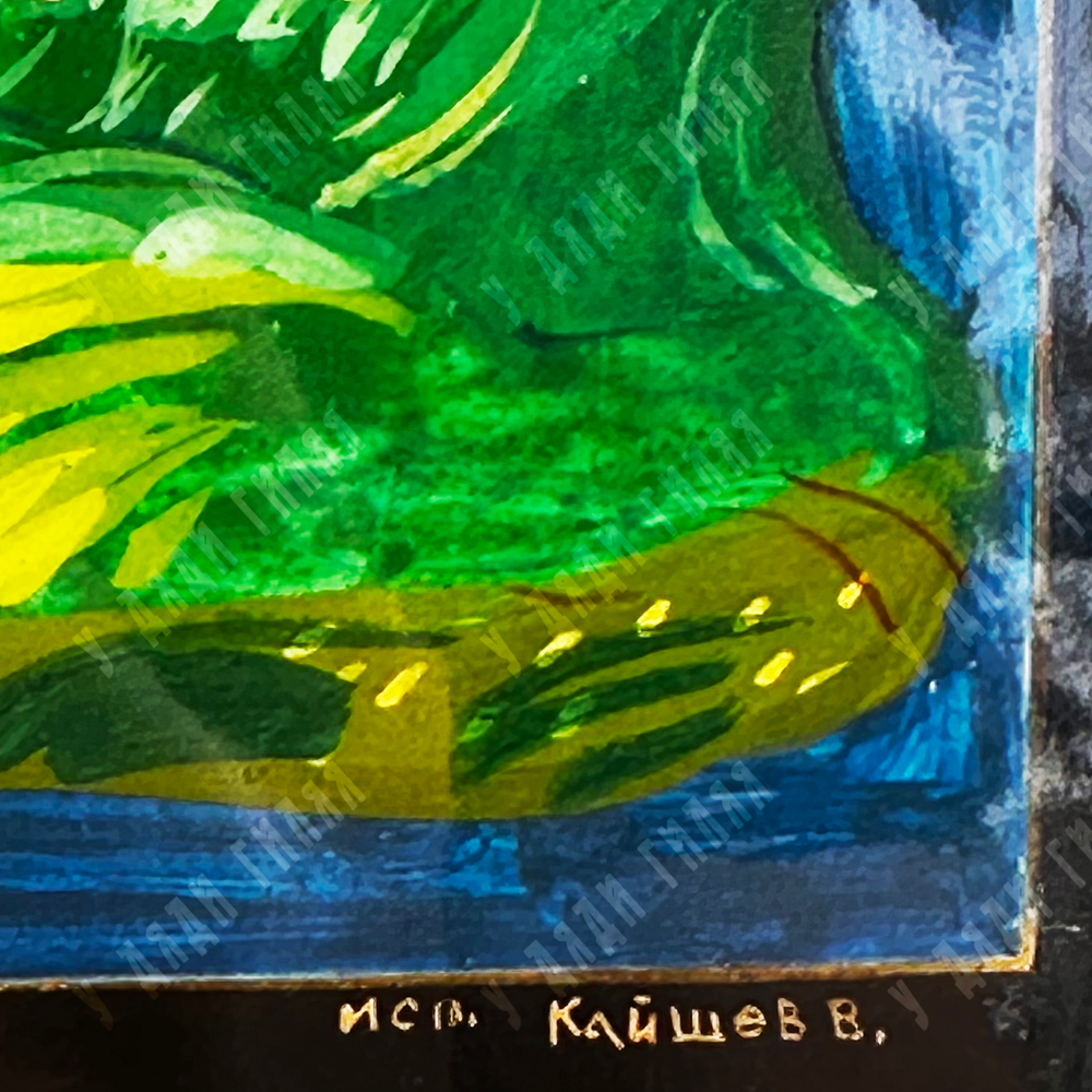 Лаковая миниатюра "Морозко". Исп.: Кайшев В. п. Мстёра. 1970-е