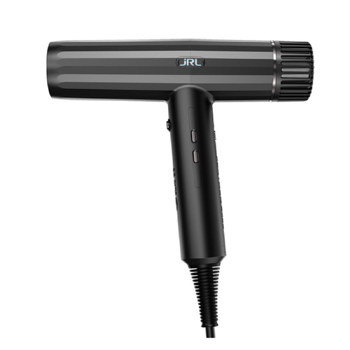 jRL Forte Pro 2020H Фен для волос чёрный + термобрашинг BR1 и щётка для волос BR3