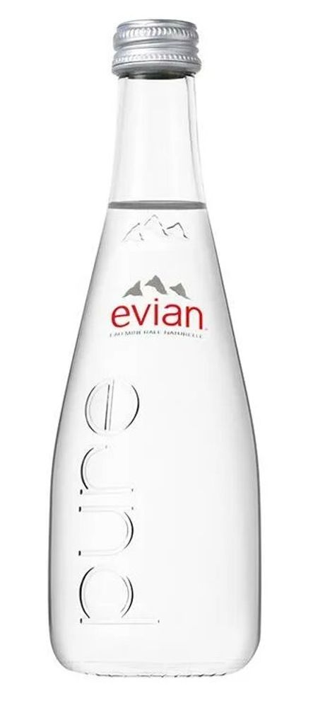 Вода природная минеральная Эвиан / Evian 0.33 - стекло