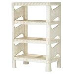 Полка для обуви Плетёнка (Слоновая кость)