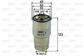 VALEO - 587710-VAL - Fuel Filter