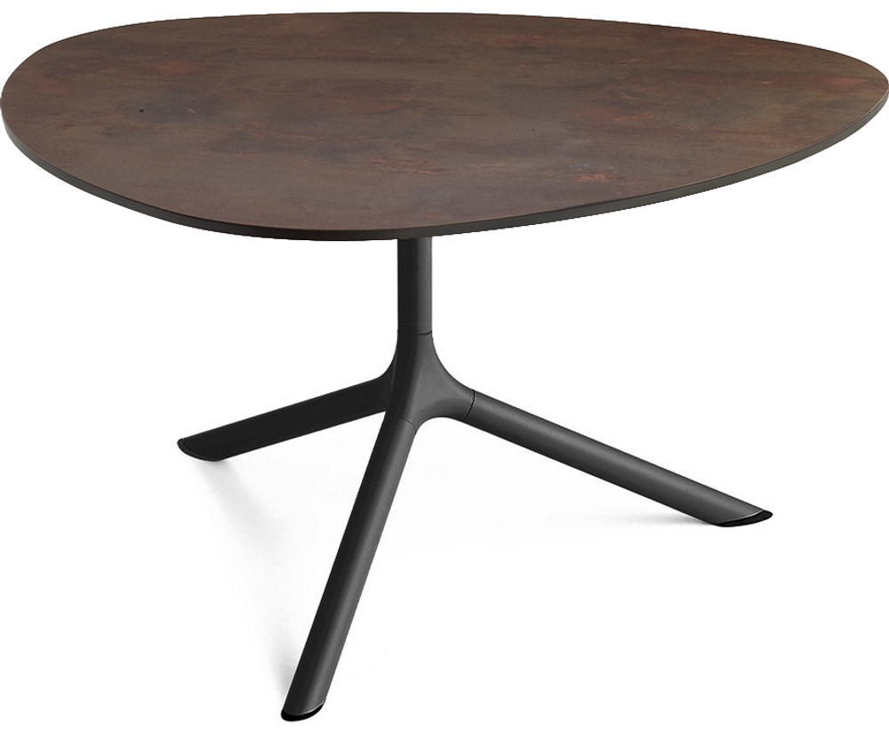 Столик ламинированный кофейный Scab Design Tripe Maxi, черный, кортен