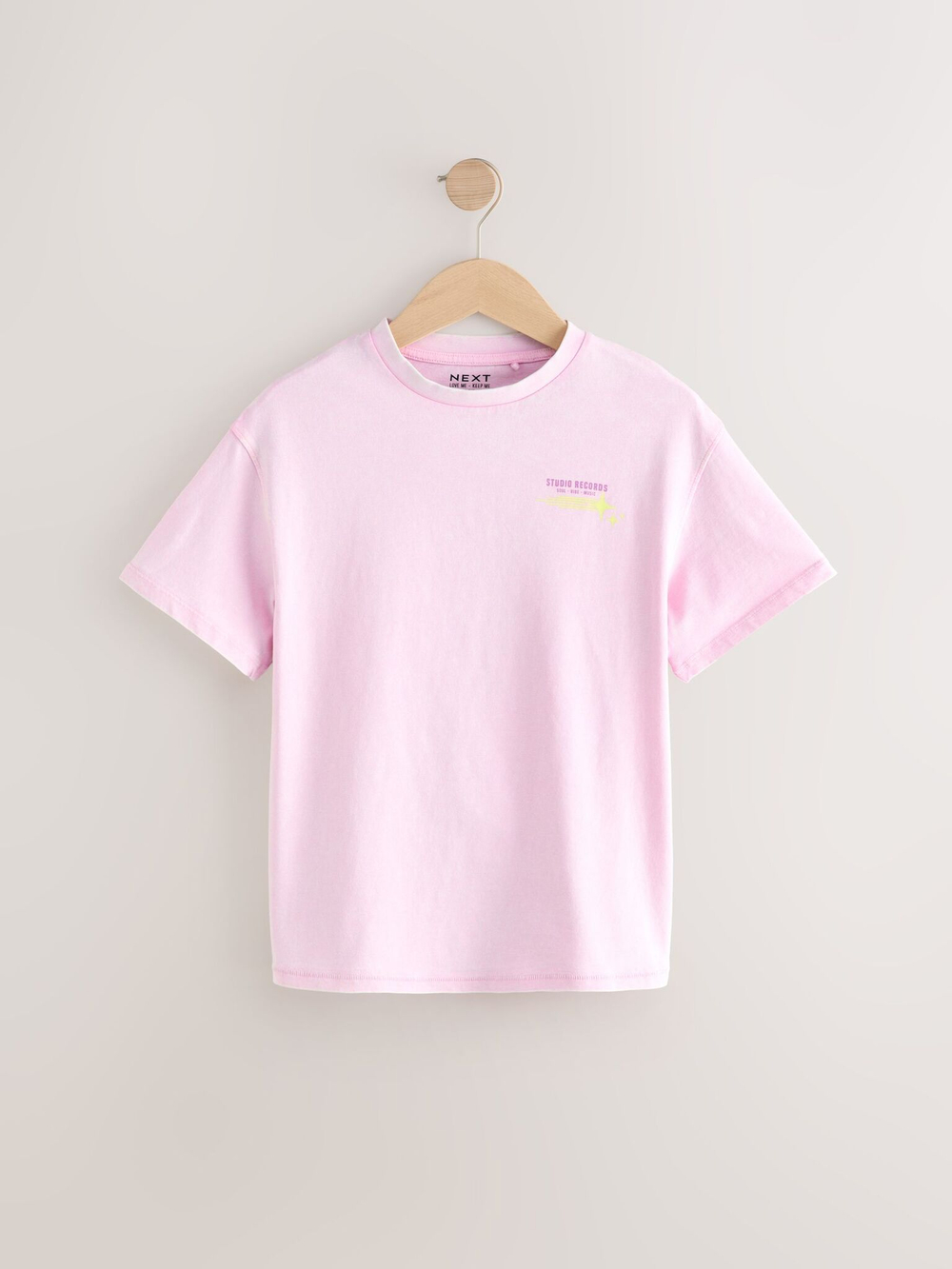 Футболка для девочки Next E44-344, 3 шт., Салатовый, Розовый, Голубой