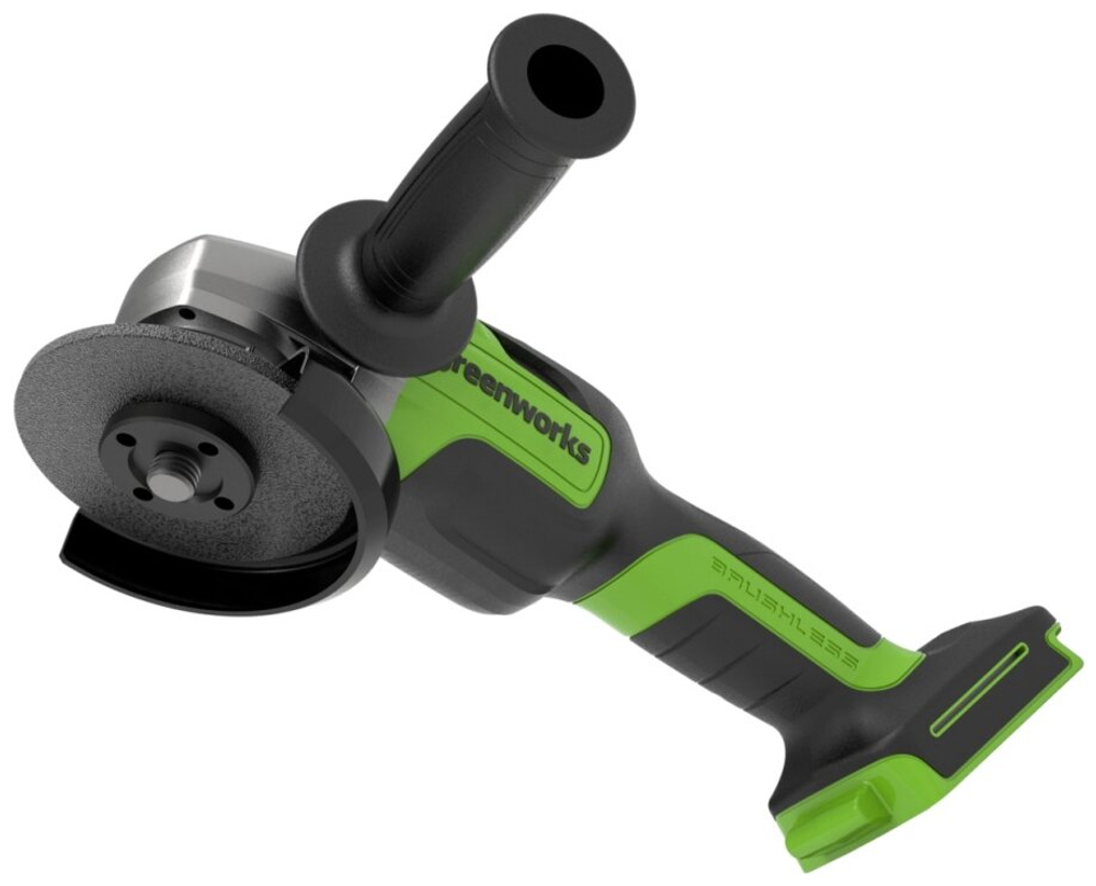 Аккумуляторная УШМ Greenworks GD24AG (3200207), 125 мм, без аккумулятора