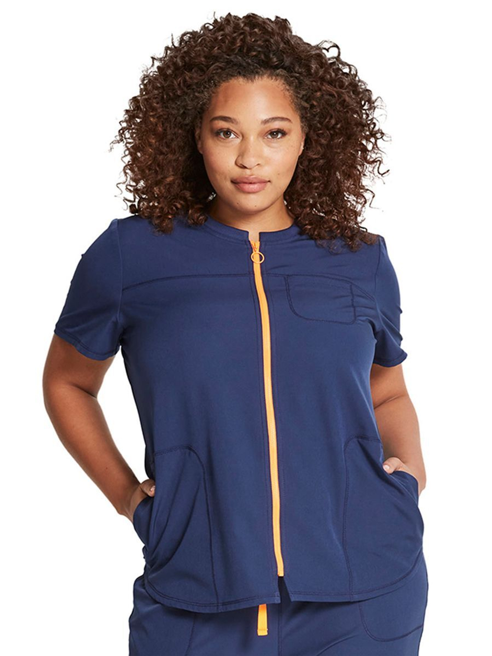 Топ медицинский женский Dickies DK777, синий, 2XL