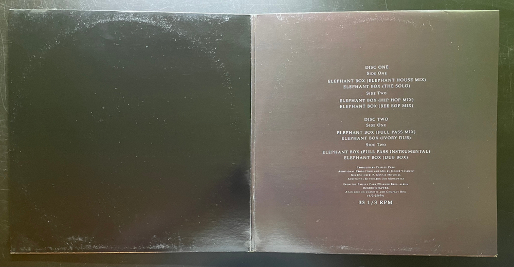 Ingrid Chavez ‎– Elephant Box 2LP (США 1991г.)