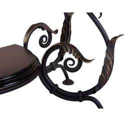 Кованый стол консоль Аделаида-2