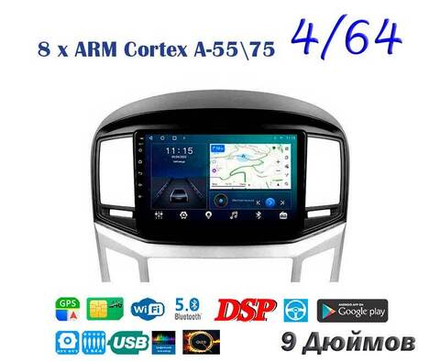 Topway TS10 4+32GB 8 ядер для Hyundai H1 2015+