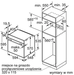 Встраиваемый электрический духовой шкаф Bosch HBA334YS0