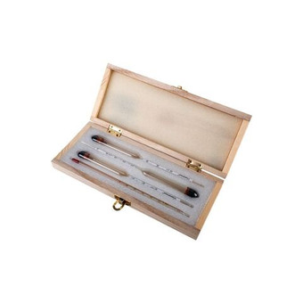 Набор спиртометров АСП-3 в деревянном футляре