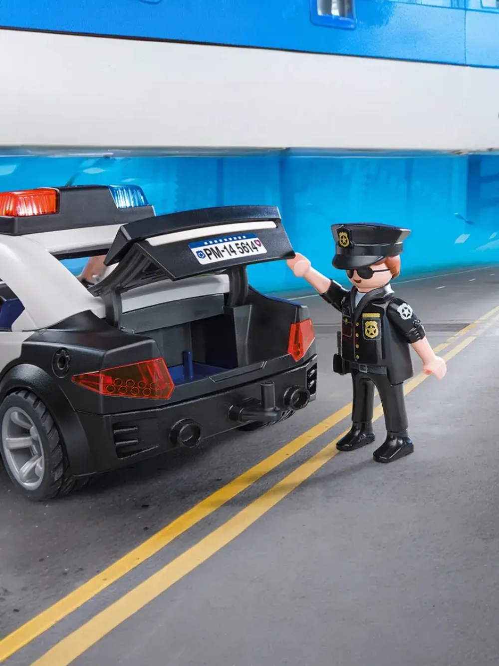 Набор Полицейская машина Плеймобиль 5673 Свет