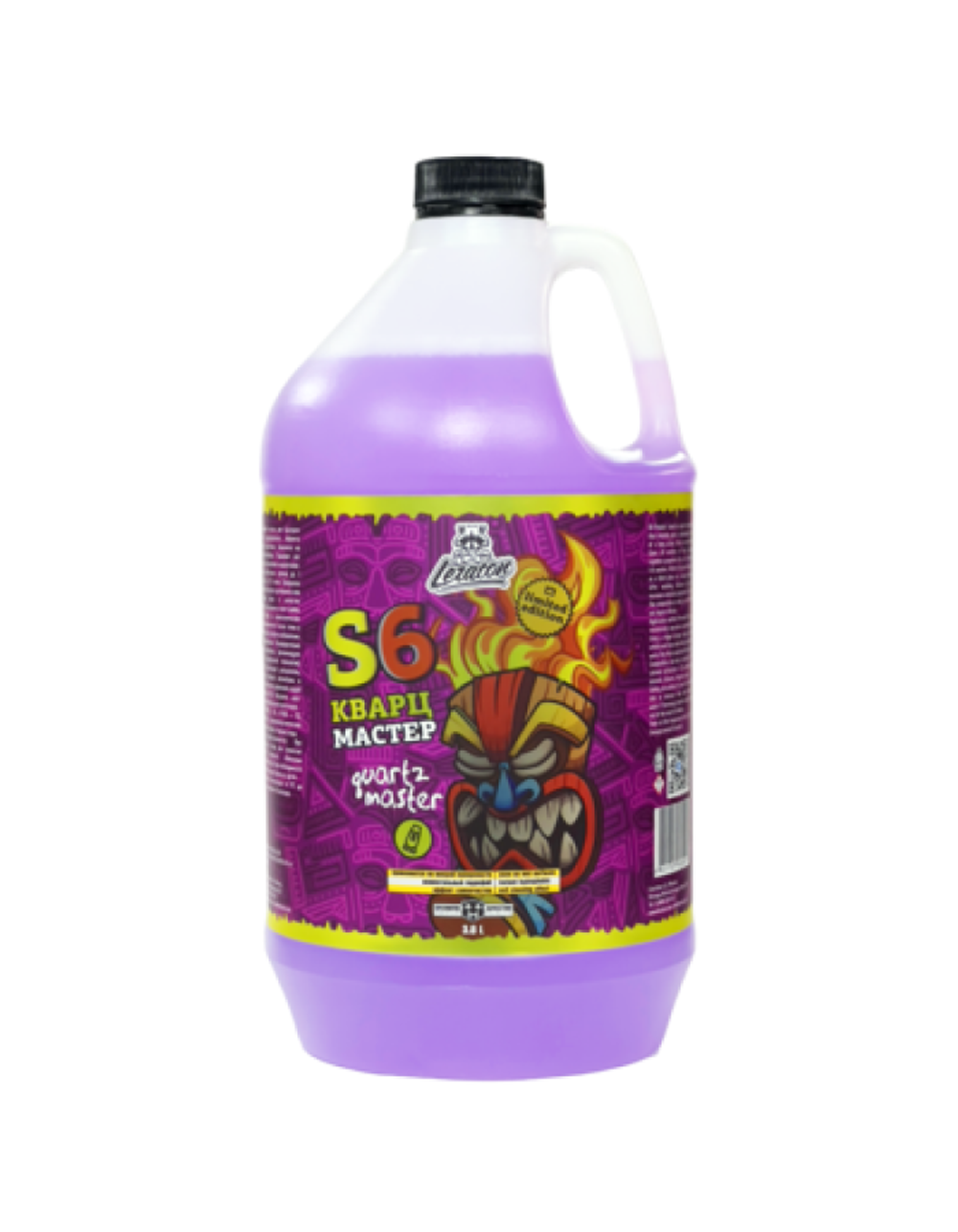 Leraton Кварцевый состав для быстрого блеска и гидрофоба S6 GRAPE 3.8л