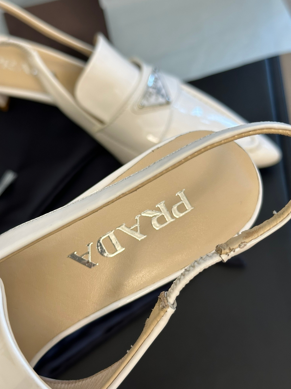 Prada Slingbacks 4.5 cm
