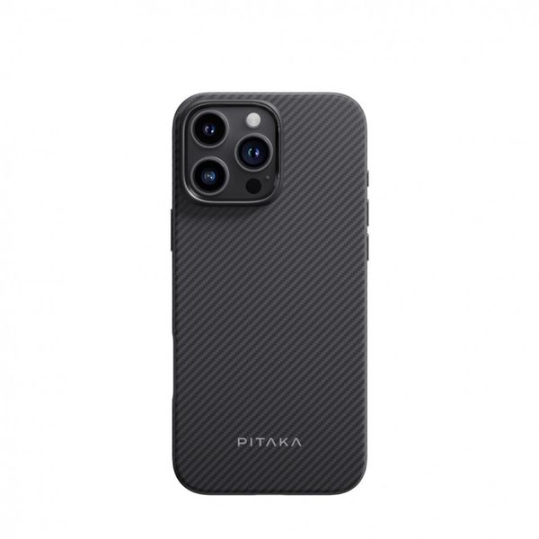 Чехол Pitaka Military-Grade Protective для iPhone 16 Pro, Черный | Twill