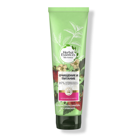 Бальзам-ополаскиватель Herbal Essences Белая клубника и мята 275 мл